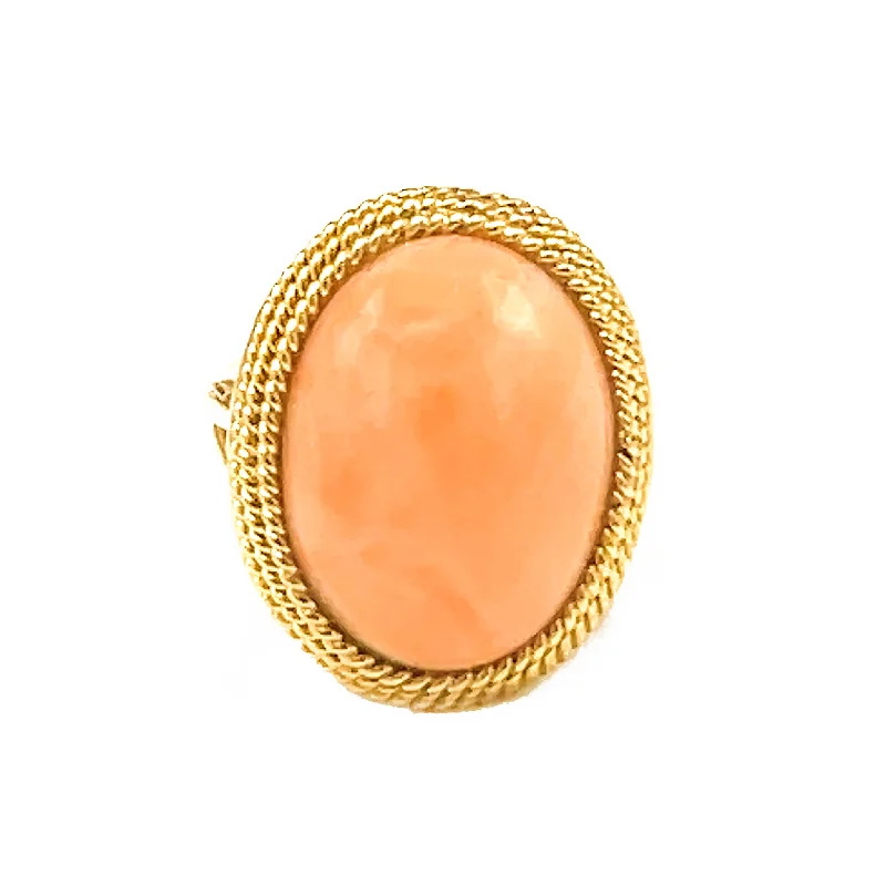 Limited-Stock Jewelry Sale – Once It's Gone, It's Gone Peach Coral Ring