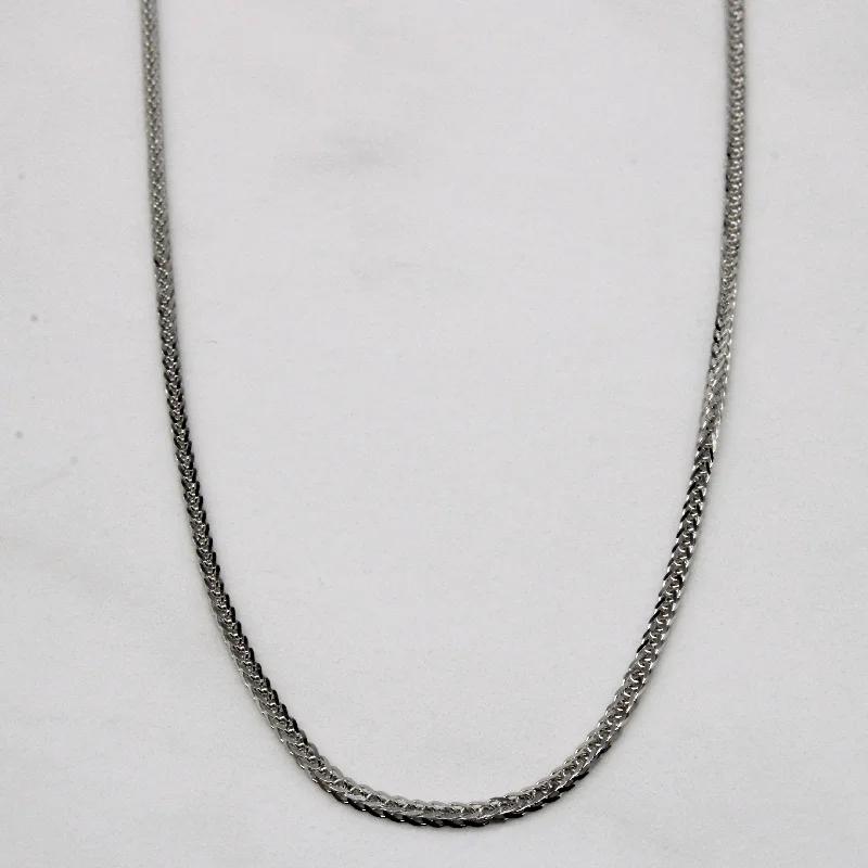 18k White Gold Chain | 20" |