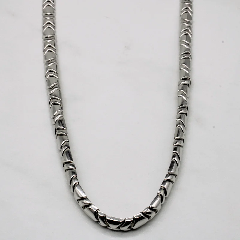 18k White Gold Chain | 17" |