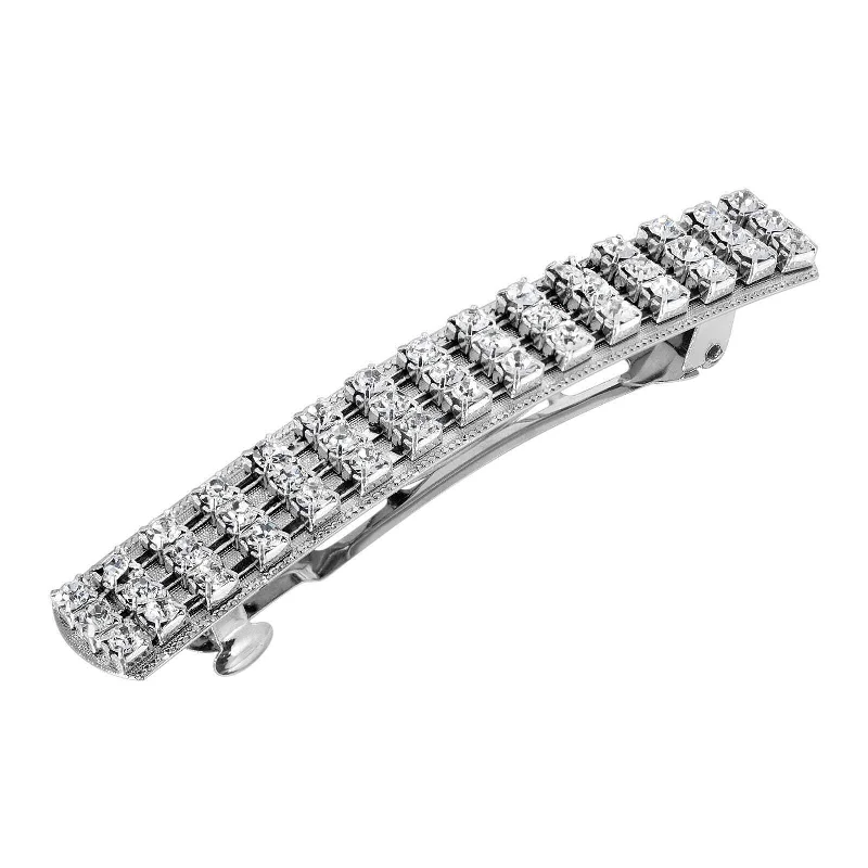 Bold And Beautiful Jewelry Now At Irresistible Prices 1928 Bridal Small Multi Clear Crystal Hair Barrette