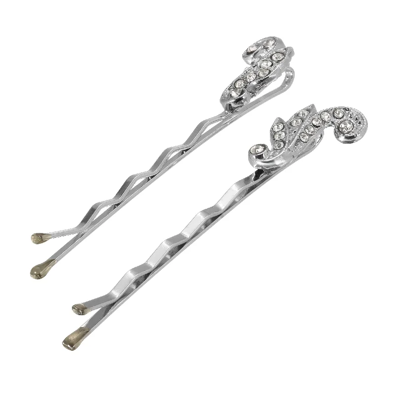 Don't Miss Our Biggest Jewelry Sale Of The Season 1928 Jewelry Deco Brilliant Crystal Bobby Pin Set