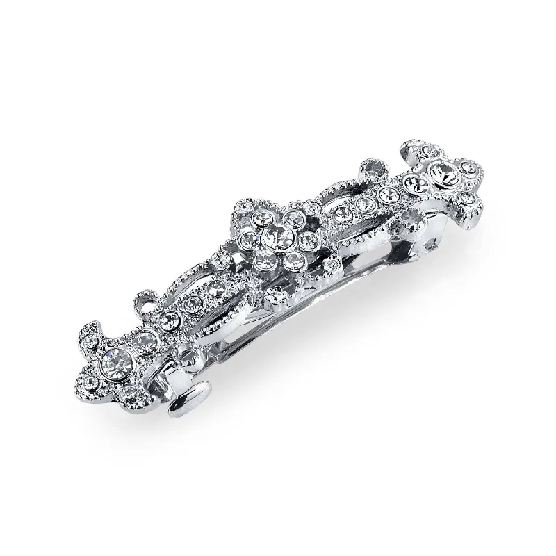 Jewelry Clearance Event – Stock Up Before It's Over 1928 Bridal Fleur De Cristal Bridal Bar Barrette