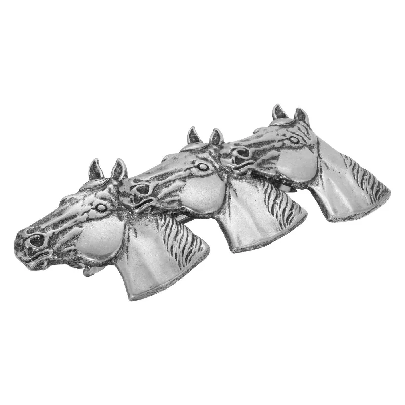 Stunning Jewelry At Even More Stunning Prices 1928 Jewelry Large Antiqued Horse Herd Hair Barrette