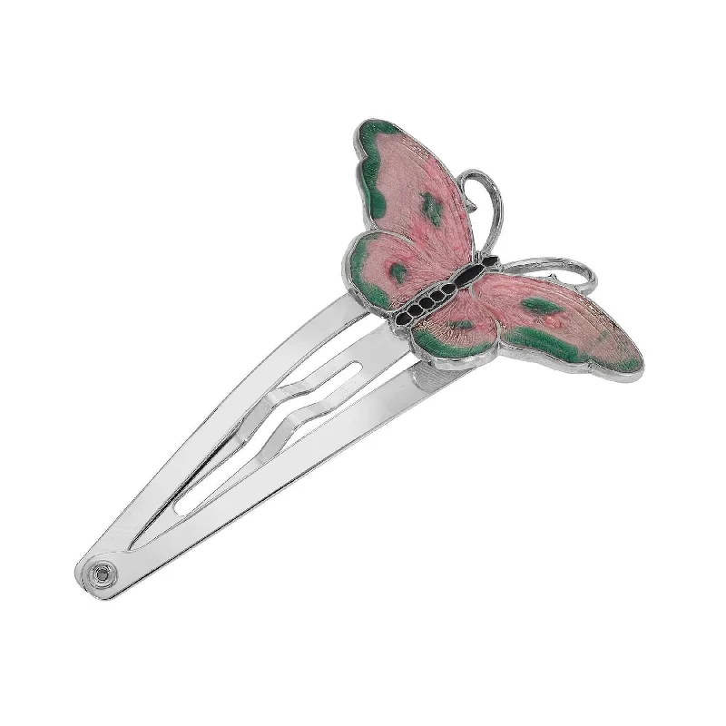 Best Jewelry Deals – Shop Premium Pieces At Great Prices 1928 Jewelry Pink & Green Butterfly Snap Hair Clip