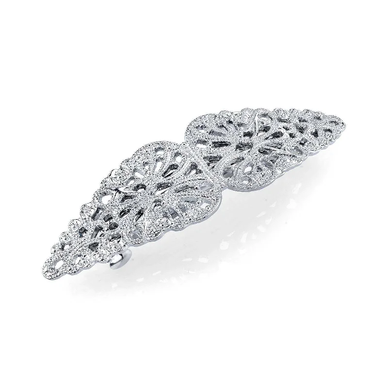 The Ultimate Jewelry Sale – Exclusive Styles At Great Prices 1928 Jewelry Wing Filigree Hair Barrette