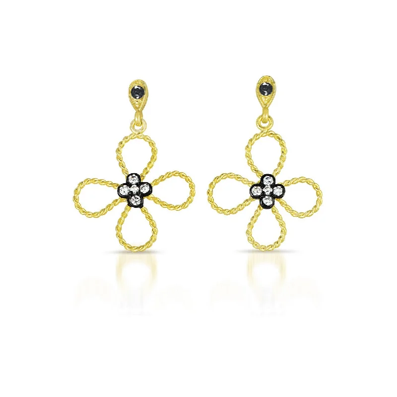 Buy More, Save More On Stunning Jewelry Designs Monfort Flower Drop Earrings