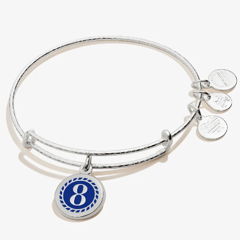 Shop Elegant Jewelry At Unbeatable Prices Number 8 Charm Bangle