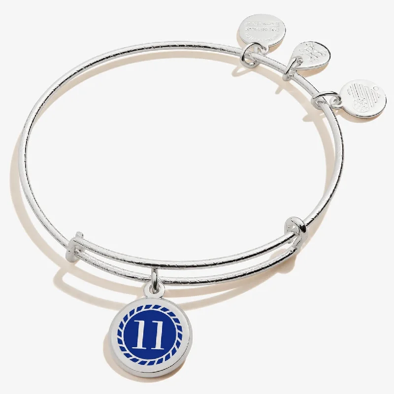 Elegant Necklaces And Bracelets At Limited-Time Offers Number 11 Charm Bangle