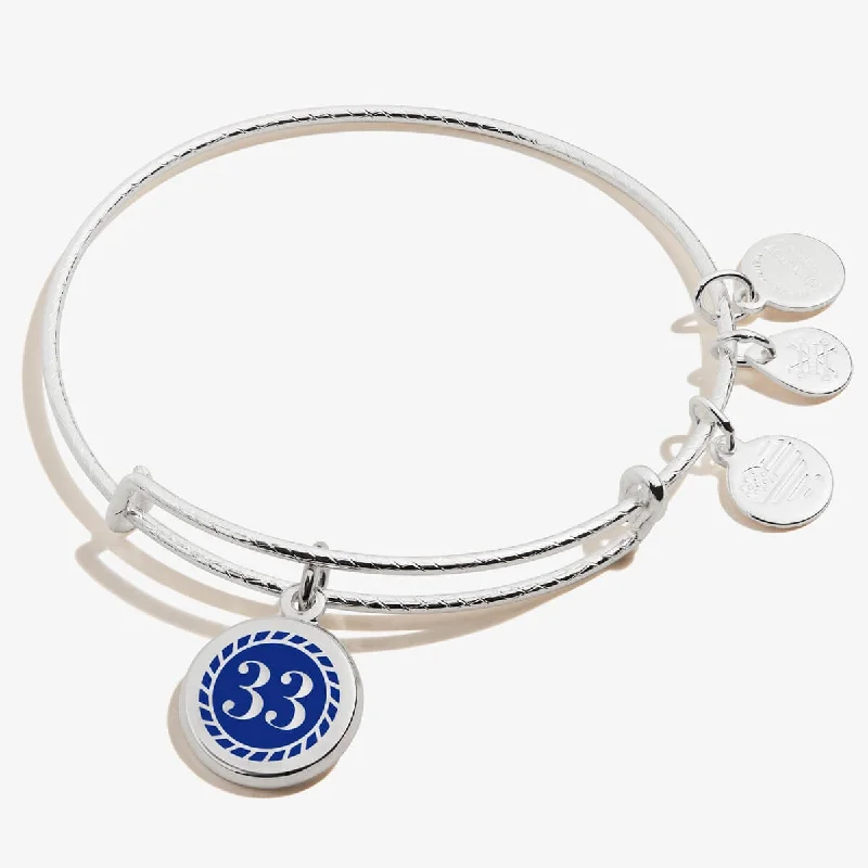 Luxury Jewelry At Budget-Friendly Prices – Grab Yours Now Number 33 Charm Bangle