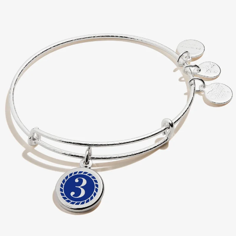 Shop Modern Jewelry Collections With Exclusive Discounts Number 3 Charm Bangle