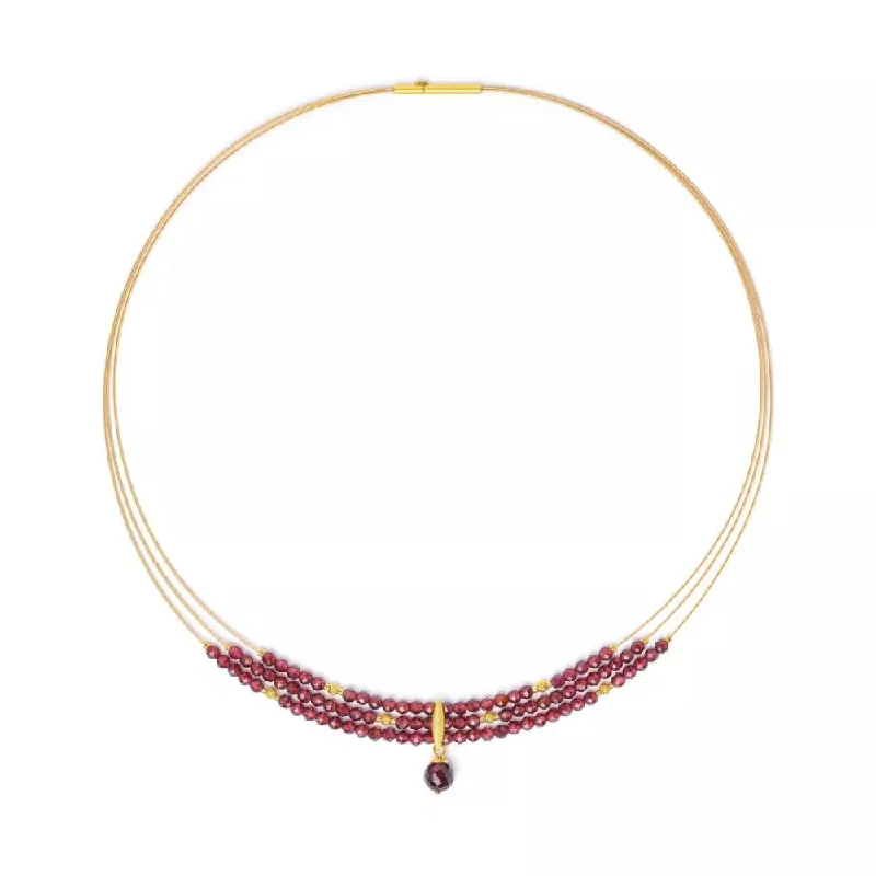 Bernd Wolf Venibali Garnet Necklace