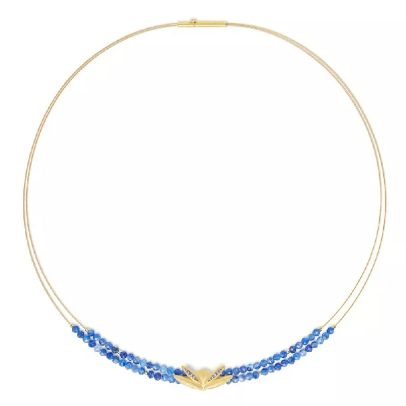 Bernd Wolf Venias Kyanite Sapphire Necklace