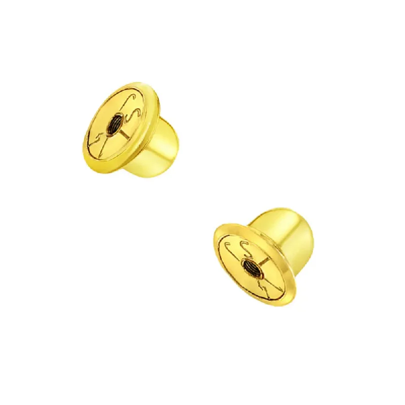 In Season Children's Replacement Pair 14k Yellow Gold Screw Earring Backs