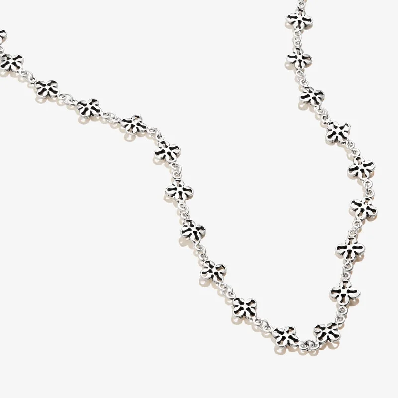 Exclusive Jewelry Markdowns – Limited-Time Offer Mini Floral Chain Magnetic Necklace