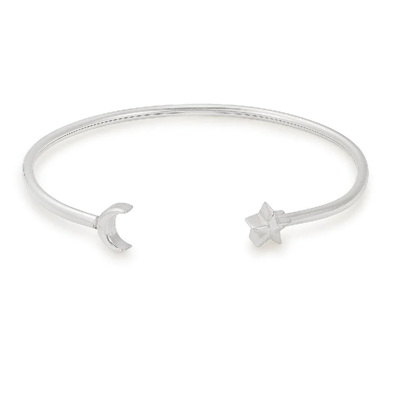 Everyday Jewelry Essentials Now On Sale Moon + Star Cuff Bracelet