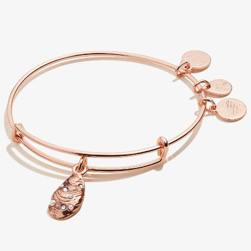 Discounted Luxury Jewelry – Shine Without The Splurge Mussel Shell Charm Bangle