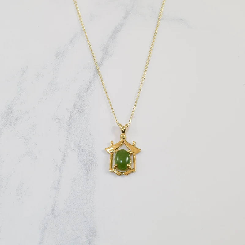 Nephrite Necklace | 1.12ct | 16" |