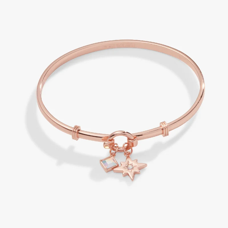 Exclusive Jewelry Markdowns – Limited-Time Offer North Star + Crystal Charm Clip Bangle