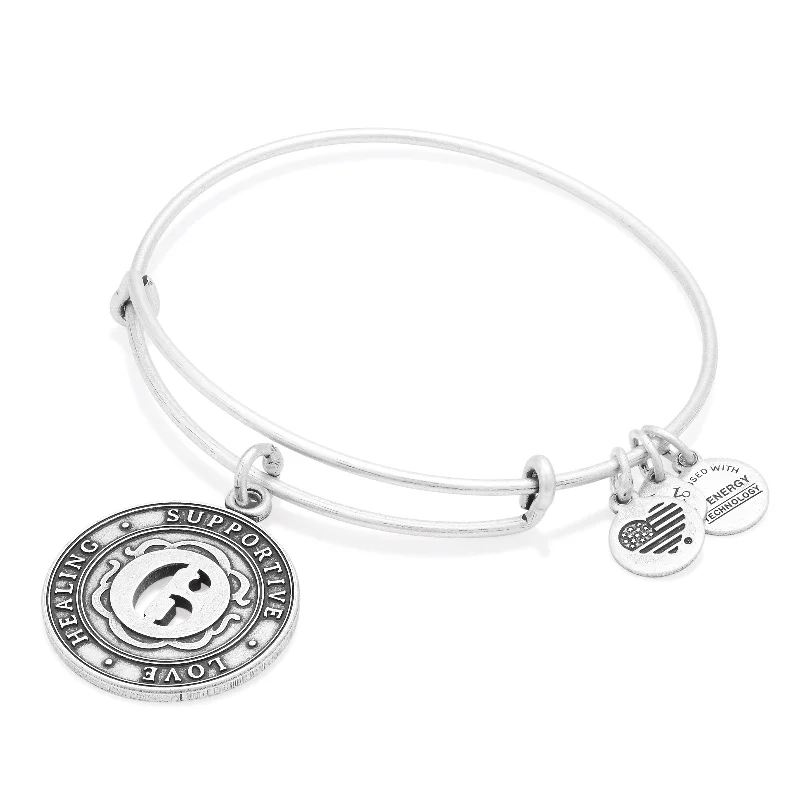 Eco-Friendly Sustainable Jewelry For Conscious Buyers Number 6 Charm Bangle Bracelet