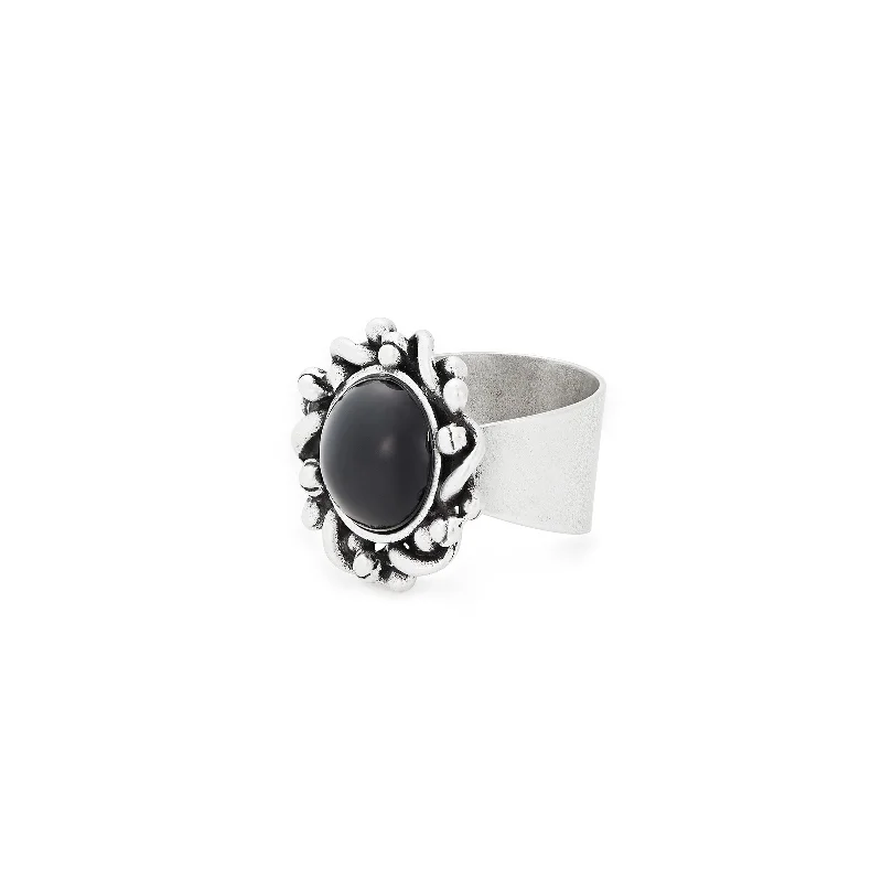 Limited-Time Offer On Elegant Jewelry Pieces Onyx Cocktail Ring