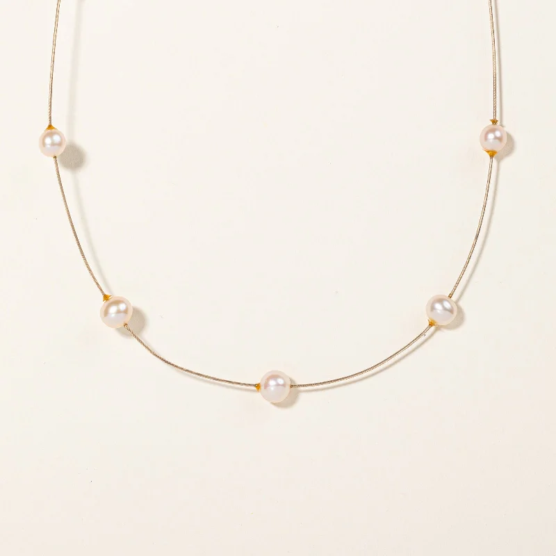 Pearl Choker Necklace | 16" |