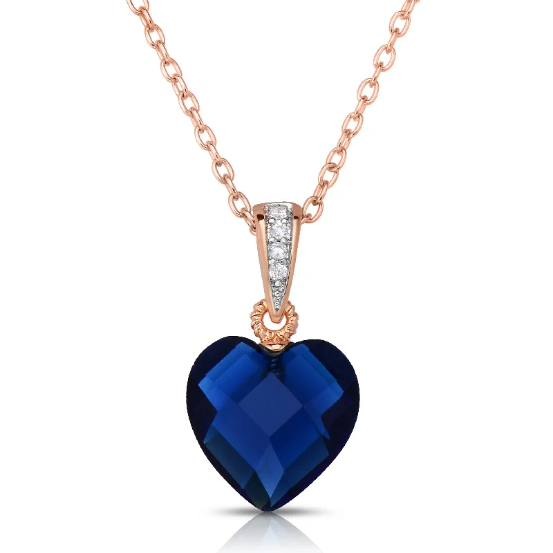 Luxury Jewelry Sale – Elegant Styles At Unbeatable Prices Coeur Sapphire Blue Heart Necklace