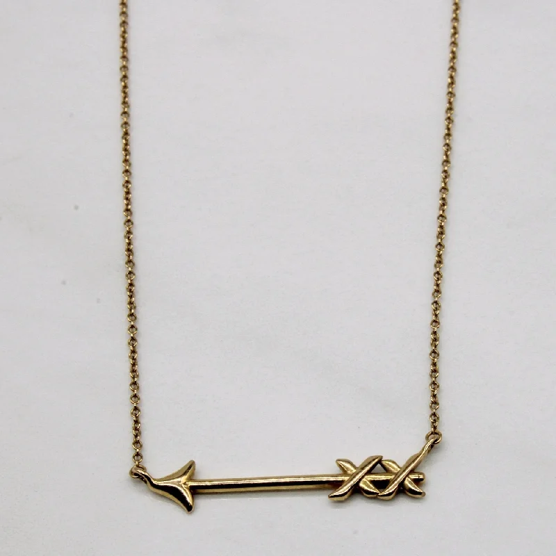 'Tiffany & Co' Arrow Necklace | 16" |